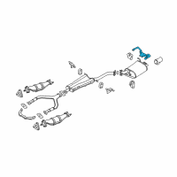 OEM 2003 Infiniti G35 Mounting Assembly - Exhaust, Rubber Diagram - 20742-AF400