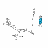 OEM Nissan Juke Spring - Rear Suspension Diagram - 55020-1KA4B