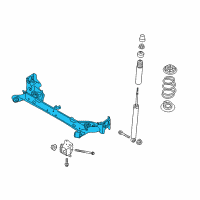 OEM 2014 Nissan Juke Beam Complete-Rear Suspension Diagram - 55501-1KA1C