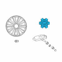 OEM 2011 Lexus LX570 Ornament Sub-Assy, Wheel Hub Diagram - 4260B-60060