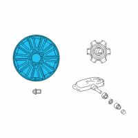 OEM Lexus LX570 Wheel, Disc Chrome P Diagram - 4261A-60010