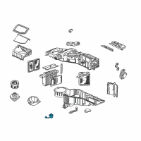 OEM Chevrolet Silverado 1500 Resistor, Blower Motor Diagram - 15305077