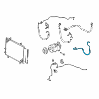 OEM 2005 Toyota Avalon Discharge Hose Diagram - 88711-07030