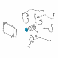 OEM 2009 Lexus IS250 Clutch Assembly, Magnet Diagram - 88410-3A290