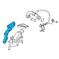 OEM 2017 Infiniti QX30 Air Duct Diagram - 16554-5DD0A