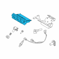 OEM 2010 Ford Flex Engine Control Module Diagram - AA8Z12A650XA