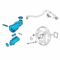 OEM Buick Master Cylinder Diagram - 84118577