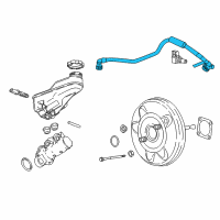 OEM Buick Regal TourX Vacuum Hose Diagram - 84186437