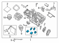 OEM 2022 Nissan Frontier ACTUATOR-AIR INTAKE BOX Diagram - 27730-4JA3B