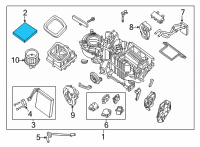 OEM Nissan Frontier Air Filter Kit-Air Conditioner Diagram - 27277-EG02A