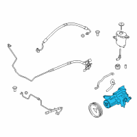 OEM 2013 BMW 535i GT xDrive Power Steering Pump Diagram - 32-41-6-794-350