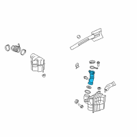 OEM 2006 Ford Focus Air Outlet Tube Diagram - 3S4Z-9B647-A