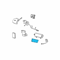 OEM 2007 Ford F-350 Super Duty Clock Spring Diagram - 5C3Z-14A664-D