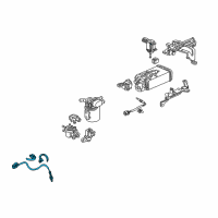 OEM 2000 Honda S2000 Sensor, Front Oxygen Diagram - 36531-PCX-014