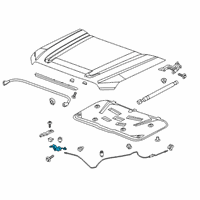 OEM Chevrolet Silverado 1500 Latch Diagram - 84805445