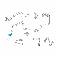 OEM 2010 Infiniti FX50 Valve Assembly-EVAPORATOR, Service Port Diagram - 14939-7S000