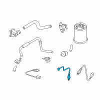 OEM Nissan Versa Note Air Fuel Ratio Oxygen Sensor Diagram - 22693-1KT5A