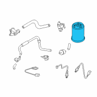 OEM 2014 Nissan Versa CANISTER Assembly E Diagram - 14950-3AB0B