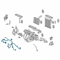 OEM 2018 Honda Accord Cord, Air Conditioner Sub Diagram - 80650-TVA-A00