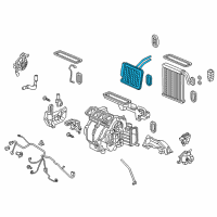 OEM 2018 Honda Accord Core Sub-Assembly, Heater Diagram - 79115-TVA-A01