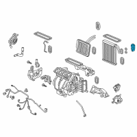 OEM 2018 Honda Accord Valve Assembly, Expansion Diagram - 80220-TVA-A01