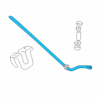 OEM 1994 GMC C1500 Suburban Shaft, Front Stabilizer Diagram - 15538658