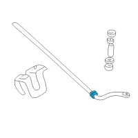 OEM Chevrolet K1500 Suburban Insulator, Front Stabilizer Shaft Diagram - 15704513