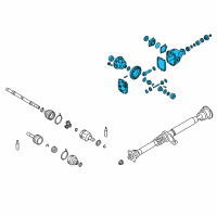 OEM Nissan Final Drive Assy-Front Diagram - 38500-AR51A