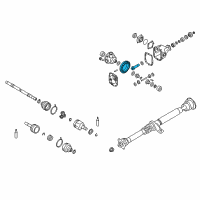 OEM 2017 Infiniti Q60 Gear Set-Final Drive Diagram - 38100-AR16A