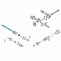 OEM 2012 Nissan GT-R Shaft-Front Drive, RH Diagram - 39205-JF00B