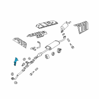 OEM 2011 Toyota Highlander Front Support Diagram - 17571-31200