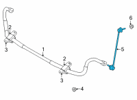 OEM 2021 BMW M4 LEFT SWING SUPPORT Diagram - 31-30-8-091-445