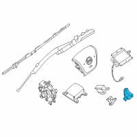 OEM Nissan NV1500 Sensor-Side AIRBAG, RH Diagram - 98830-9JH9A