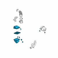 OEM Nissan Sentra Air Cleaner Diagram - 16500-8U000