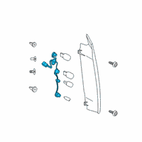 OEM 2019 Ford Transit Connect Socket & Wire Diagram - DT1Z-13K371-F