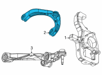 OEM 2022 Jeep Grand Wagoneer UPPER CONTROL Diagram - 68401546AA