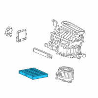 OEM 2020 Acura RLX Element, Filter Diagram - 80292-SHJ-A42