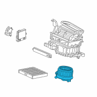 OEM 2015 Acura RLX Motor Assembly, Fan Diagram - 79310-TY2-A01