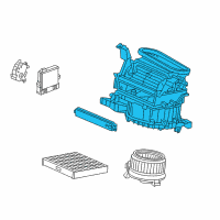 OEM 2017 Acura RLX Blower Sub-Assembly Diagram - 79305-TY2-A01