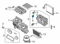 OEM Lincoln Corsair Adjust Motor Diagram - JX6Z-19E616-DA