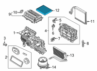 OEM 2021 Lincoln Corsair Filter Diagram - JX6Z-19N619-BA