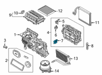 OEM Ford Maverick Adjust Motor Diagram - JX6Z-19E616-FA