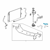 OEM 2018 Chevrolet Volt Coolant Hose Diagram - 23323537