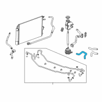 OEM 2017 Chevrolet Volt Coolant Hose Diagram - 23323544