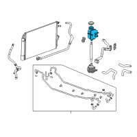 OEM Chevrolet Volt Tank-Radiator Surge Diagram - 84012209