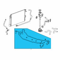 OEM Chevrolet Volt Rear Hose Diagram - 23393426