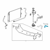 OEM Chevrolet Volt Coolant Hose Diagram - 23323575