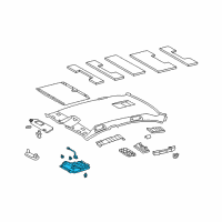 OEM Lexus GS350 Lamp Assy, Map Diagram - 81260-30A40-B0