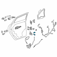 OEM 2022 Cadillac XT5 Door Check Diagram - 84480266