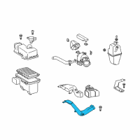 OEM Toyota Highlander Air Inlet Diagram - 17751-36010